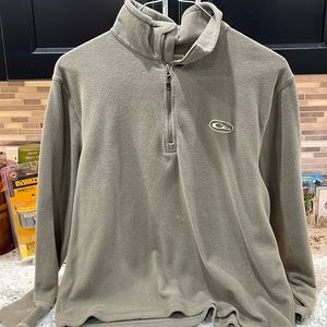 Mens Drake 1/4 zip fleece shirt size Small